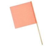 OWPI Dowel Warning Flag, 3:4-in diameter, orange, size 18-in OF10222
