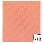 OWPI 18″ x 18″ Grommet Warning Flag – 12 per package