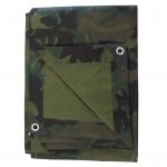 Inland Plastics Green Camouflage Utility Poly Tarp