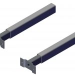 Mounting Brackets for Stationary External Mount Pivots - Set