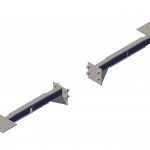 Roll Rite Adjustable Straight Mount for 6 &8 Spring Top Mount Pivots - Set