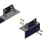 Roll Rite Side Frame Style Tower Mounting Bracket - Set