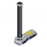 Roll Rite Pivot Pin for 12 Spring Roller Bearing Pivot - Driver Side 46402