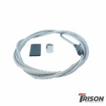 Trison Cable for Side Roll System with Loop on One End Only