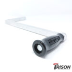 Trison Short Crank Handle with Square Drive for Side Roll System.