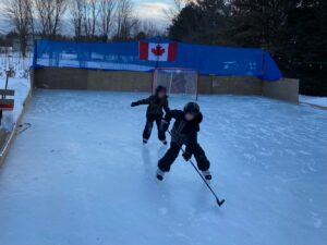Ice rink tarp