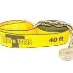 Kinedyne 3in by 40ft Winch Strap with Chain Anchor