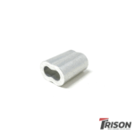 Aluminum Oval Sleeve for 14 Cable
