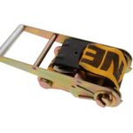 Kinedyne 4" Flat Hook Ratchet Strap Replacement Fixed End with Ratchet
