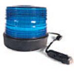 Techspan Junior Strobe Light 12VDC, Blue Lens, Magnet Mount