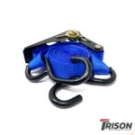 1" x 14' Ratchet Strap with Vinyl Coated S Hooks