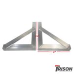 Small Aluminum L-Brackets for Storage Box