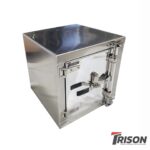 24" High x 24" Deep x 24" Wide Storage Box - Polished Single Door with Cam Lock
