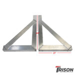 Large Aluminum L-Brackets for Storage Box