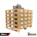 Pallet of 480 Pcs Kinedyne 2″ x 16′ Logistic Ratchet Straps | Free Shipping