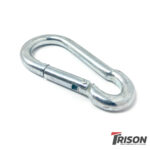 3/8" x 4" OAL Zinc Plated Universal Spring Snap with 1/2" Snap Opening