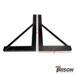 Large Steel Powdercoated L-Brackets for Storage Box