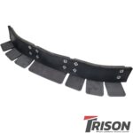 Trison Coil Cuff - Steel with Rubber